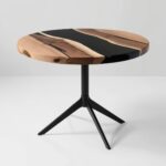 Black Resin Bistro Table