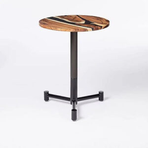 Black Resin Bistro Table