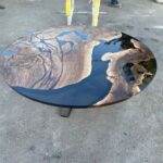 Resin Coffee Round Table 90cm