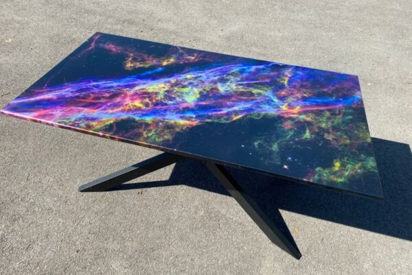 Purple Epoxy Resin Galaxy Table 150cm