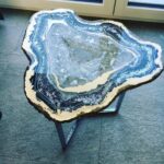 Epoxy Resin Geode Table