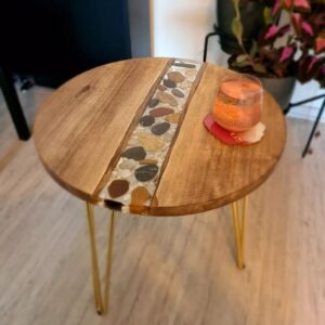 Resin Stone Round Table 100cm