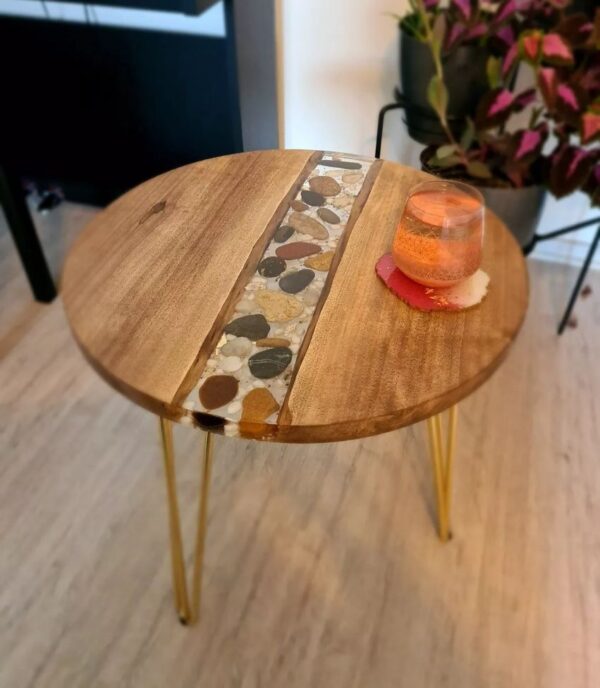 Resin Stone Round Table 100cm