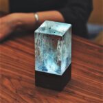 cube resin lamp