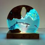 deep sea resin lamp