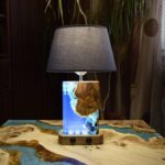 epoxy resin table lamp