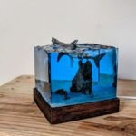 shark resin lamp