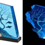 underwater resin lamp