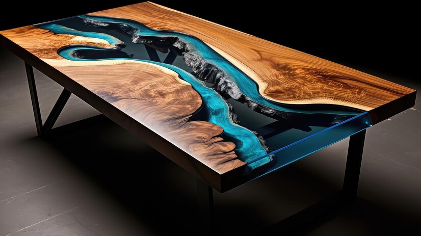 Resin Tables Modern Architecture Creative Versatility