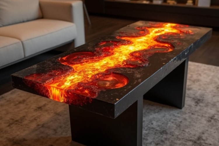 lava table